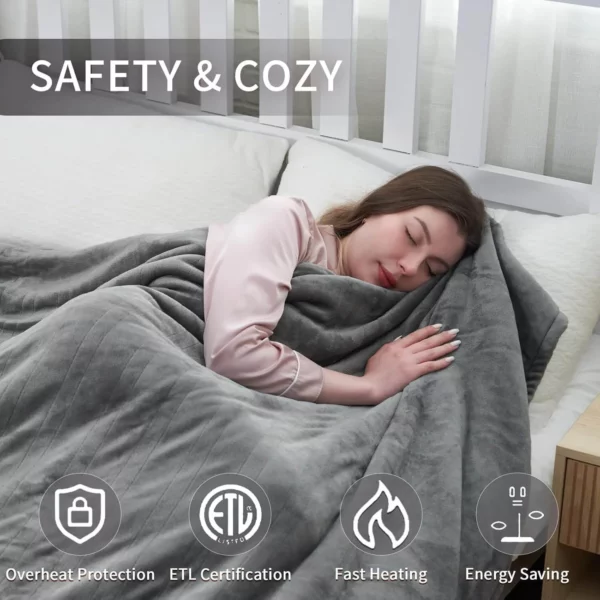 niklok electric heated blanket 5