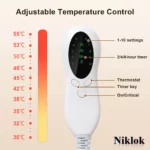 niklok electric heated blanket 9